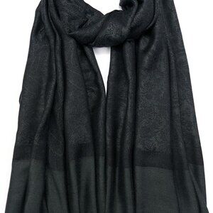 Paisley Pashmina Shawl Women Reversible Jacquard Wrap Evening Wedding